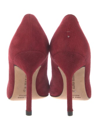 Manolo Blahnik Suede Pumps