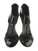 Manolo Blahnik Patent Leather T-Strap Sandals