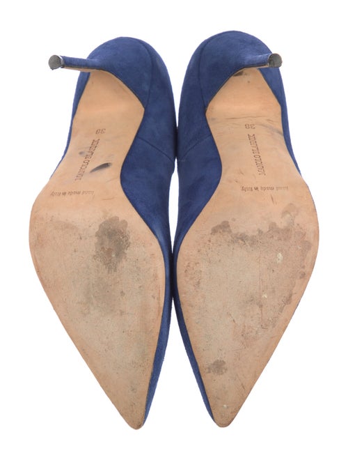 Manolo Blahnik Suede Pumps