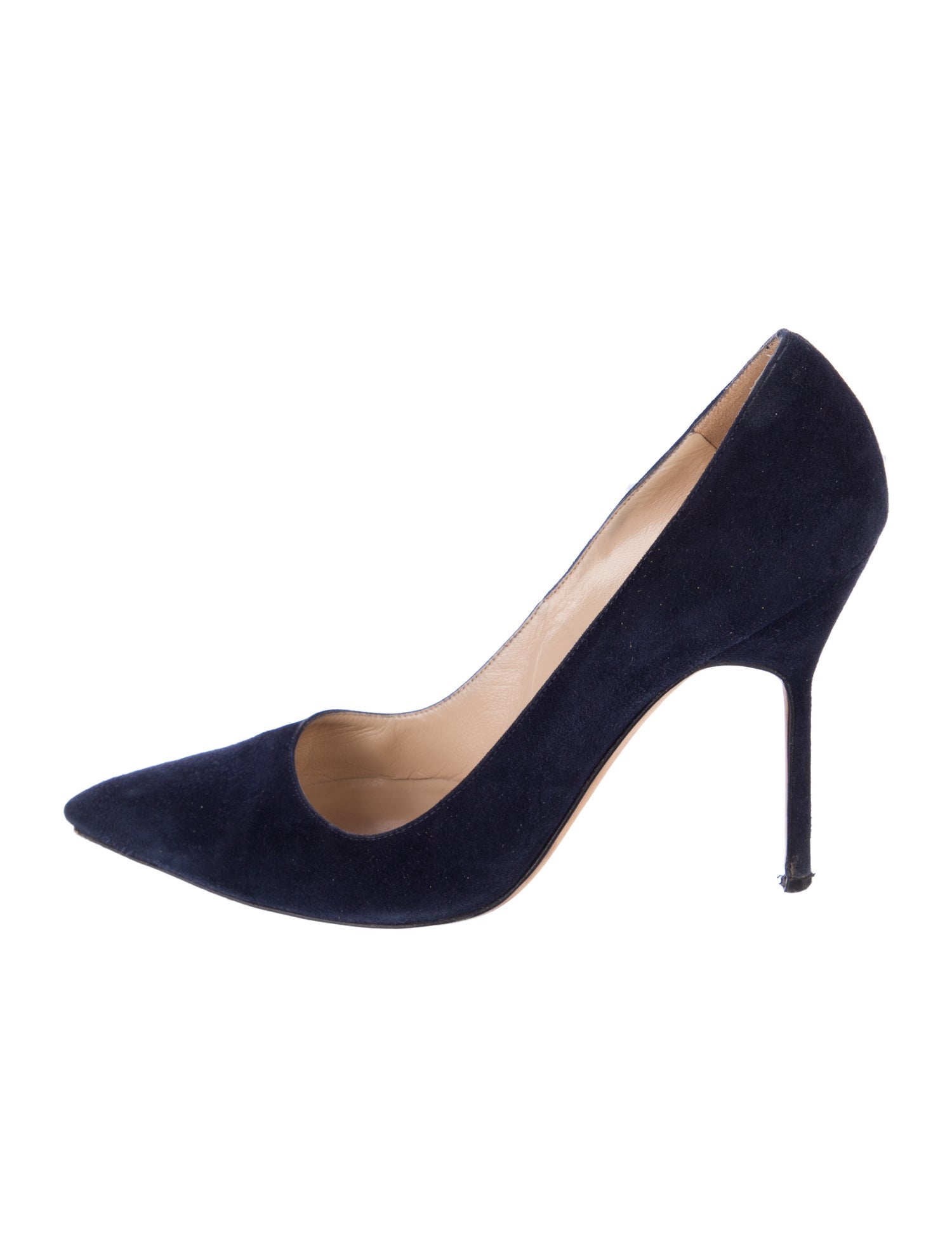 Manolo Blahnik Suede Pumps