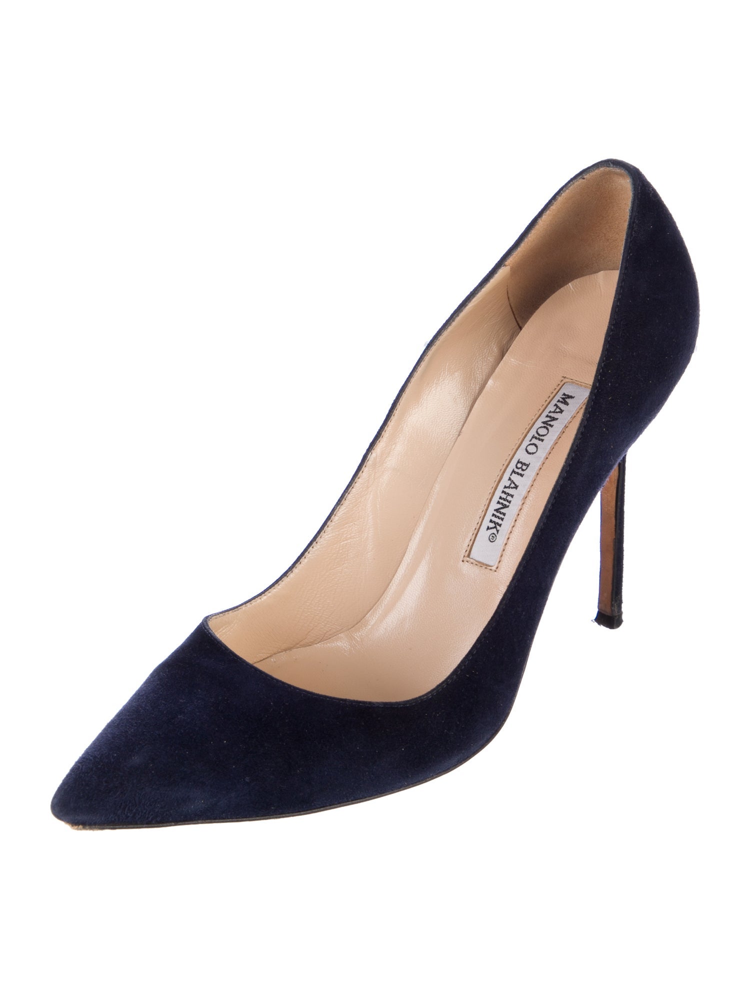 Manolo Blahnik Suede Pumps
