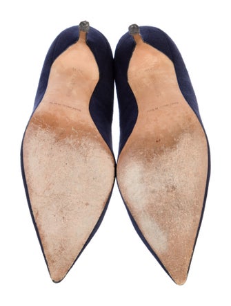 Manolo Blahnik Suede Pumps