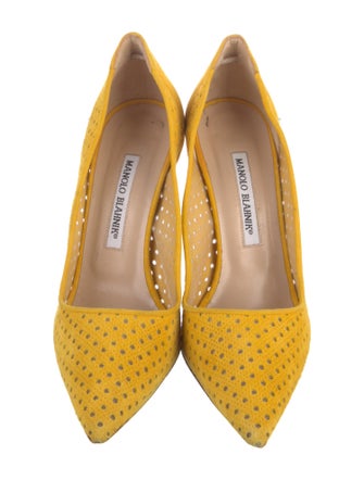 Manolo Blahnik Suede Pumps