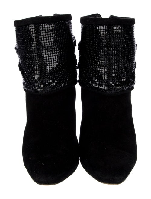 Manolo Blahnik Suede Sequin Embellishments Pumps