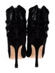 Manolo Blahnik Suede Sequin Embellishments Pumps