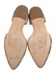 Manolo Blahnik Canvas Printed D'Orsay Flats