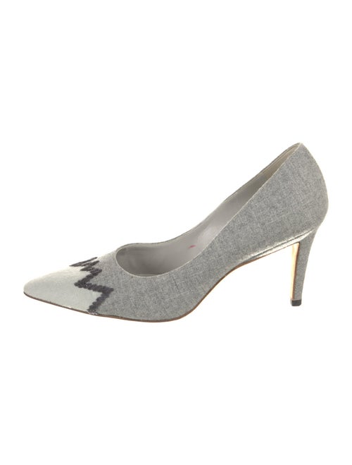 Manolo Blahnik Canvas Pumps