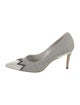 Manolo Blahnik Canvas Pumps
