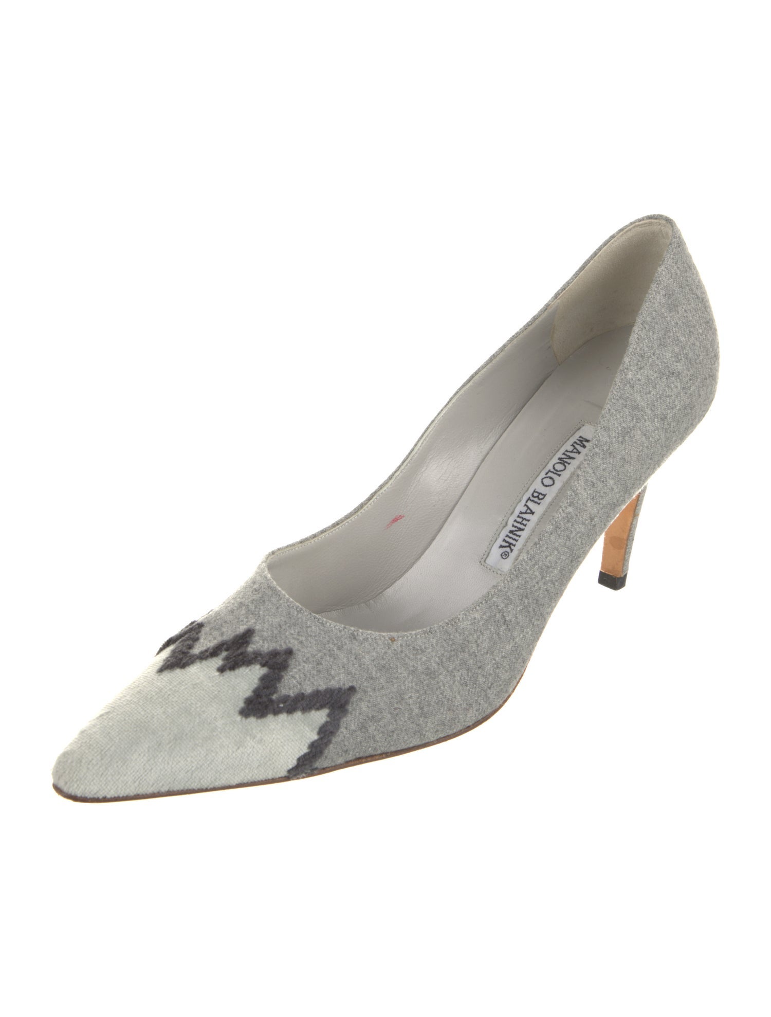 Manolo Blahnik Canvas Pumps