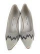 Manolo Blahnik Canvas Pumps