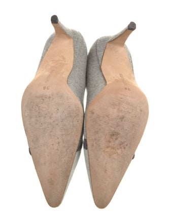 Manolo Blahnik Canvas Pumps