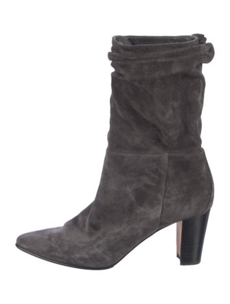 Manolo Blahnik Suede Boots