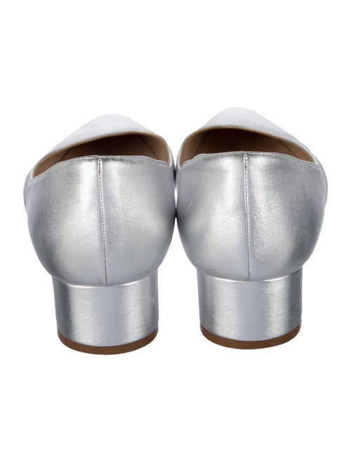 Manolo Blahnik Leather Ballet Flats