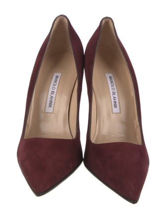 Manolo Blahnik Suede Pumps