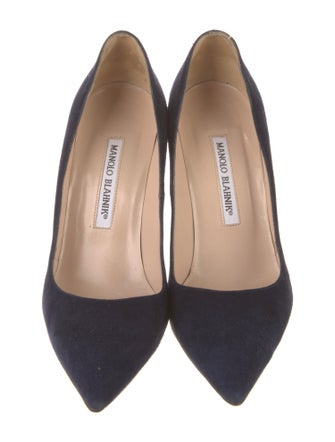 Manolo Blahnik Suede Pumps