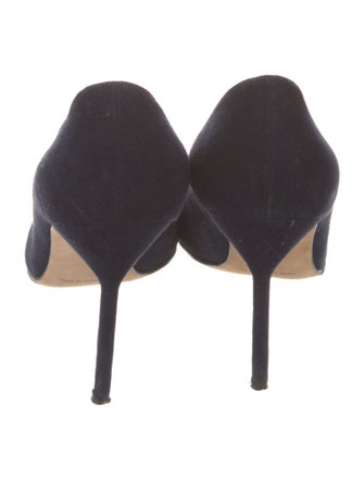 Manolo Blahnik Suede Pumps