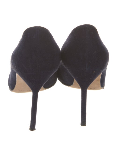 Manolo Blahnik Suede Pumps
