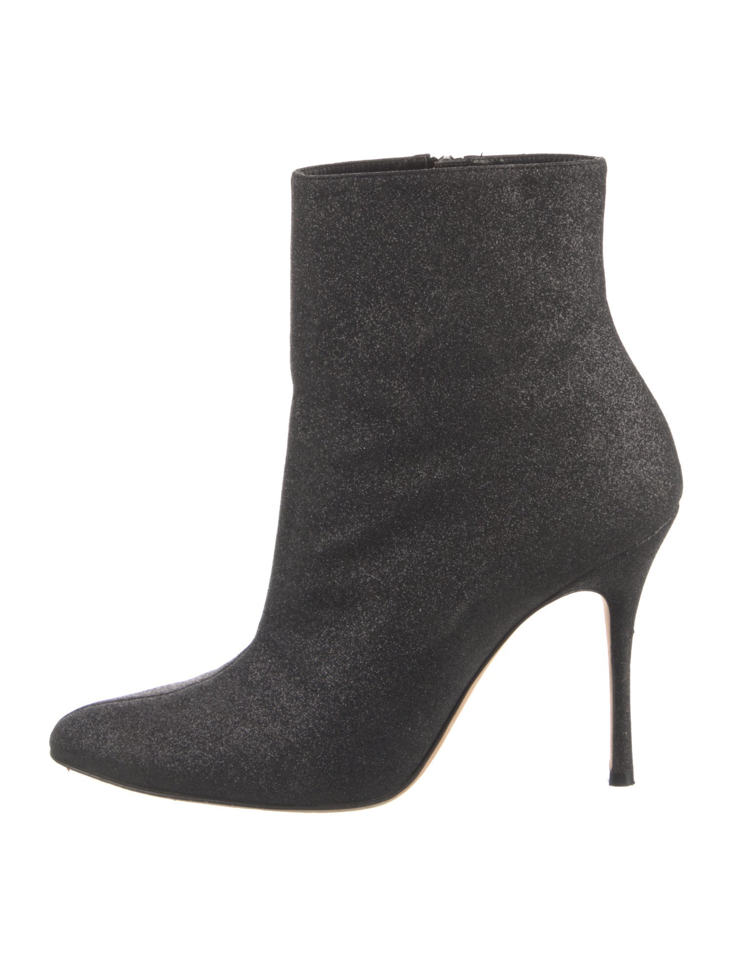 Manolo Blahnik Glitter Boots