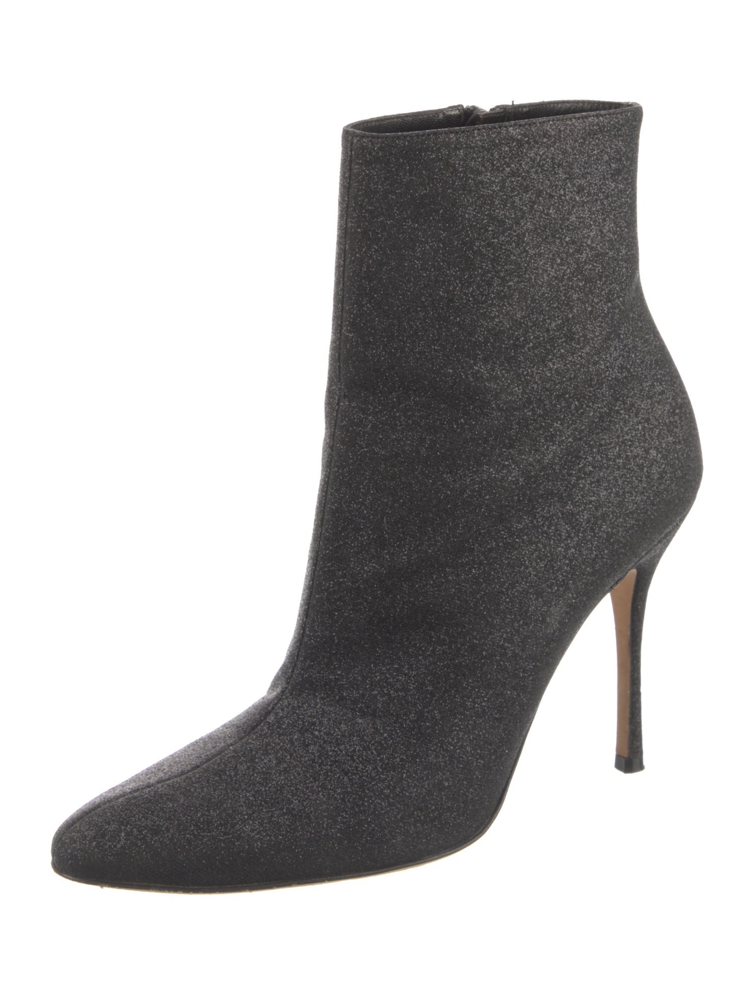 Manolo Blahnik Glitter Boots