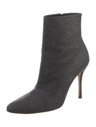 Manolo Blahnik Glitter Boots