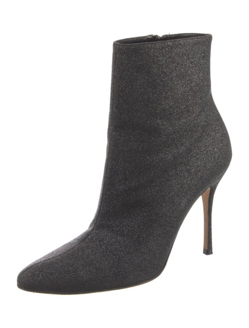 Manolo Blahnik Glitter Boots