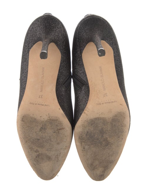 Manolo Blahnik Glitter Boots