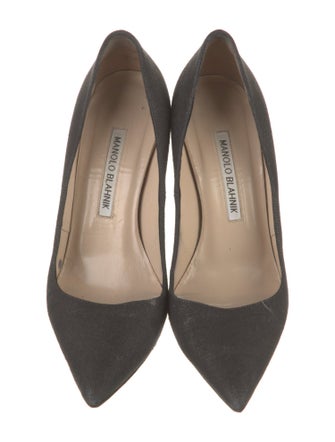 Manolo Blahnik Suede Pumps