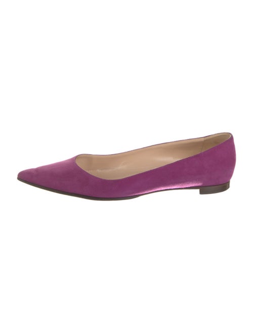 Manolo Blahnik Suede Flats