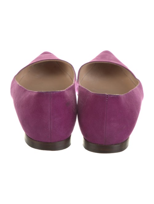 Manolo Blahnik Suede Flats