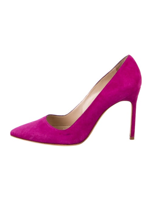 Manolo Blahnik Suede Pumps