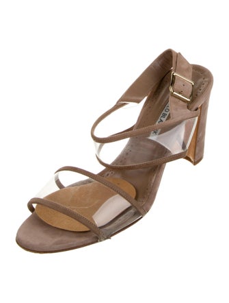 Manolo Blahnik PVC Gladiator Sandals