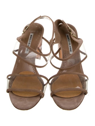 Manolo Blahnik PVC Gladiator Sandals