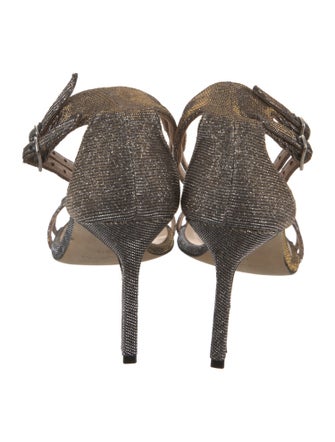 Manolo Blahnik Chain-Link Accents Sandals