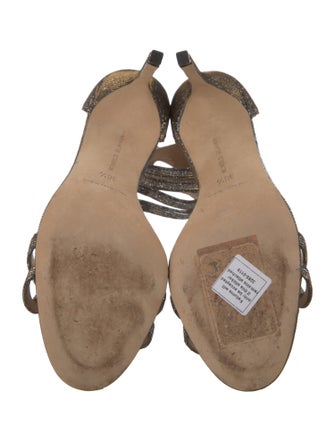 Manolo Blahnik Chain-Link Accents Sandals