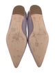 Manolo Blahnik Patent Leather Printed Ballet Flats