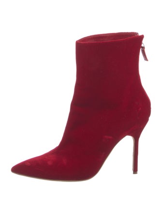 Manolo Blahnik Velvet Boots