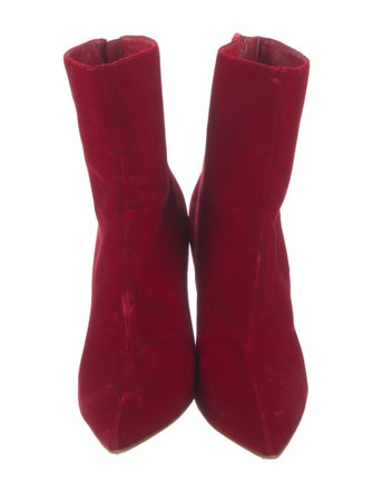 Manolo Blahnik Velvet Boots