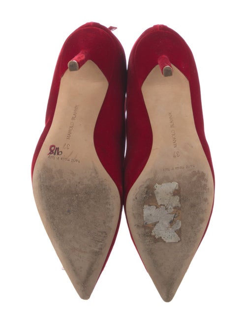 Manolo Blahnik Velvet Boots