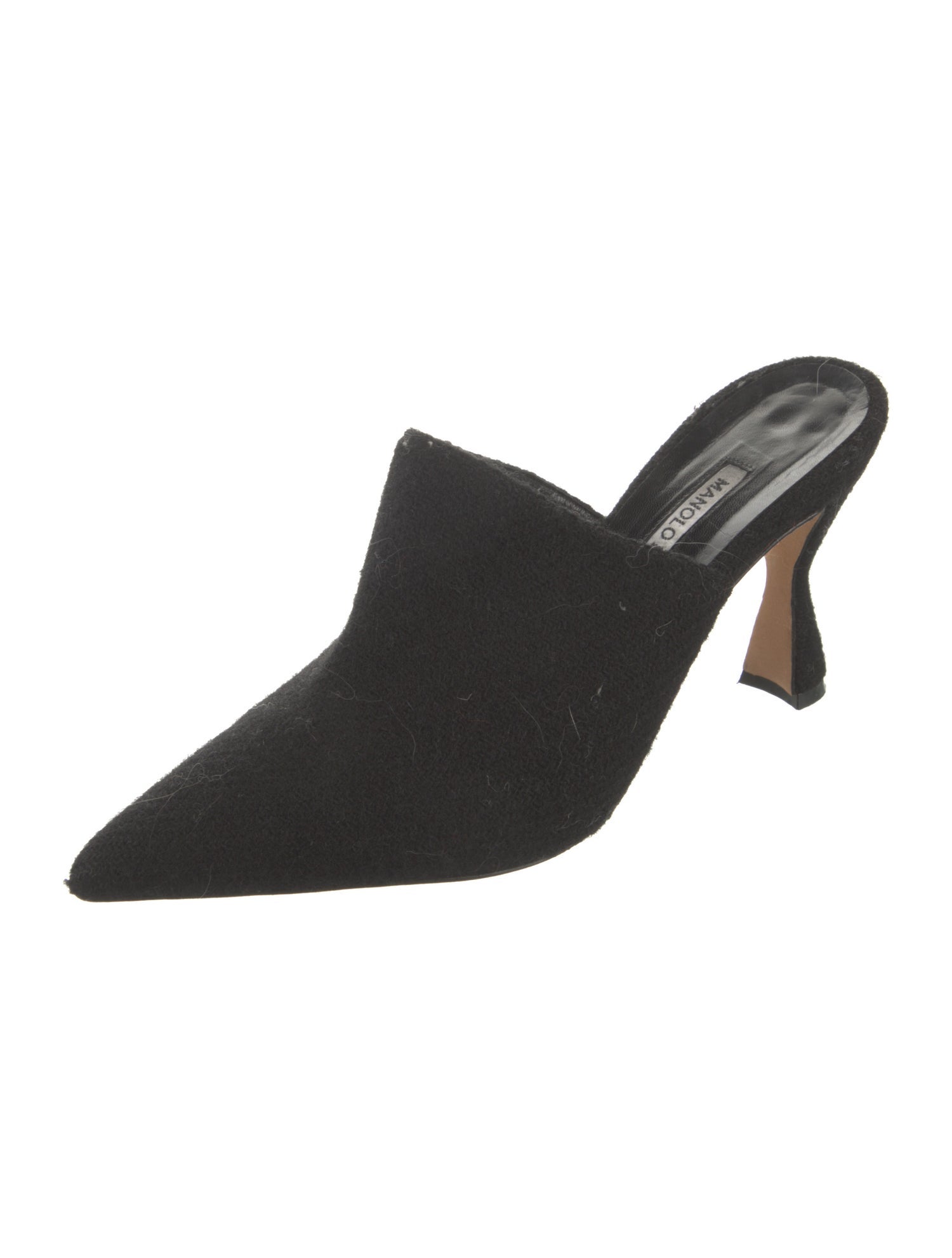Manolo Blahnik Wool Mules