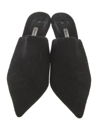 Manolo Blahnik Wool Mules