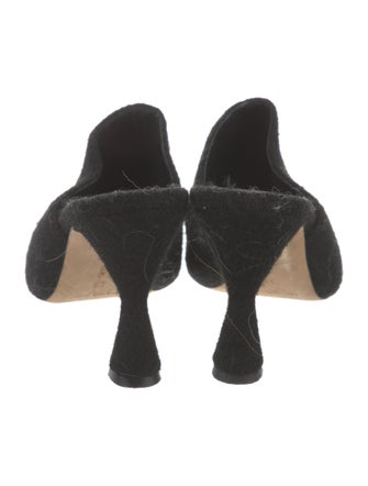 Manolo Blahnik Wool Mules