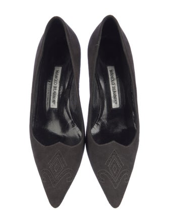 Manolo Blahnik Suede Pumps