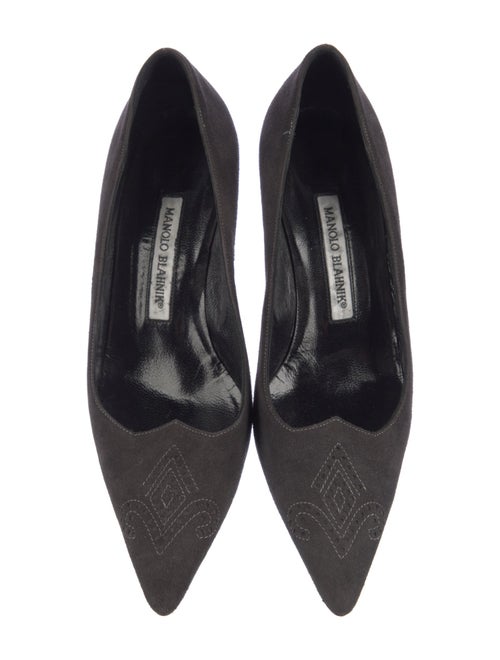 Manolo Blahnik Suede Pumps