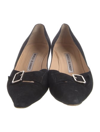 Manolo Blahnik Suede Pumps
