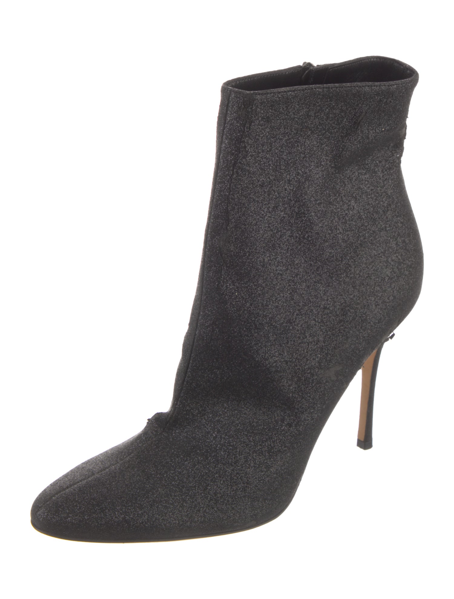 Manolo Blahnik Glitter Accents Boots