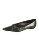 Manolo Blahnik Leather Ballet Flats
