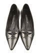 Manolo Blahnik Leather Ballet Flats