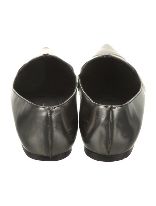 Manolo Blahnik Leather Ballet Flats