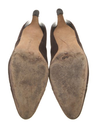 Manolo Blahnik Suede Pumps
