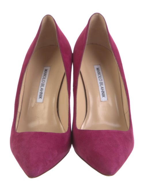 Manolo Blahnik Suede Pumps